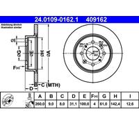 Disco freno Assale posteriore per HONDA INSIGHT JAZZ