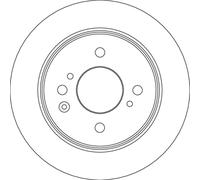 Disco freno Assale posteriore per HONDA JAZZ
