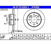 Disco freno Assale posteriore per HYUNDAI COUPE ELANTRA LANTRA