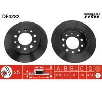 Disco freno Assale posteriore per HYUNDAI COUPE TIBURON