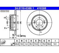 Disco freno Assale posteriore per HYUNDAI KIA CADENZA GRANDEUR ix35 OPTIMA