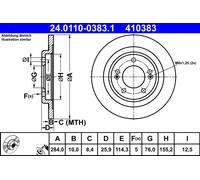 Disco freno Assale posteriore per HYUNDAI KIA CEE'D i30 PRO CEE'D