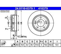 Disco freno Assale posteriore per HYUNDAI KIA CEE'D i30 PRO CEE'D