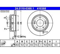 Disco freno Assale posteriore per HYUNDAI KIA CERATO CERATO KOUP CRETA ELANTRA K