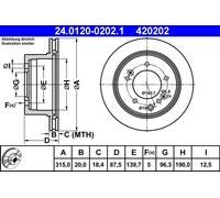 Disco freno Assale posteriore per KIA SORENTO
