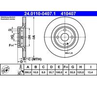 Disco freno Assale posteriore per MAZDA MX-5 MX-5 RF