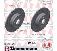 Disco freno Assale posteriore per MERCEDES-BENZ MERCEDES-BENZ (BBDC) C-CLASS CLA