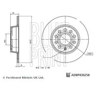 Disco freno Assale posteriore per MG MG 3