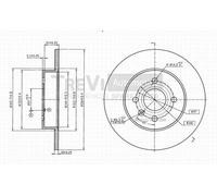 Disco freno Assale posteriore per OPEL ASTRA COMBO CORSA MERIVA