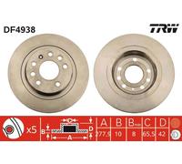 Disco freno Assale posteriore per OPEL VAUXHALL ASTRA ZAFIRA ZAFIRA / ZAFIRA FAM