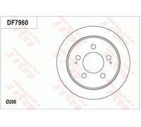Disco freno Assale posteriore per ROEWE (SAIC) SSANGYONG ACTYON ACTYON SPORTS KY