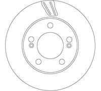 Disco freno Assale posteriore per SSANGYONG KYRON REXTON / REXTON II REXTON W /