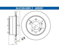 Disco freno Assale posteriore per SSANGYONG RODIUS