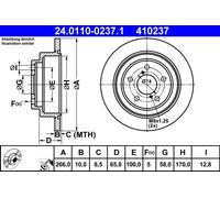 Disco freno Assale posteriore per SUBARU FORESTER IMPREZA LEGACY LEGACY OUTBACK