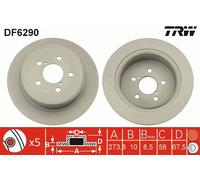 Disco freno Assale posteriore per SUBARU LEGACY OUTBACK