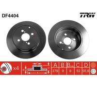 Disco freno Assale posteriore per TOYOTA COROLLA