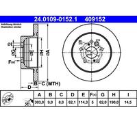 Disco freno Assale posteriore per TOYOTA RAV 4