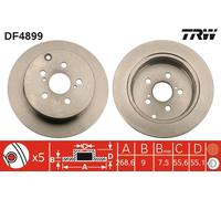 Disco freno Assale posteriore per TOYOTA TOYOTA (FAW) CALDINA CELICA MATRIX OPA