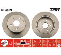 Disco freno Assale posteriore per TOYOTA TOYOTA (FAW) MARK X ZIO RAV 4 RAV4