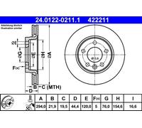Disco freno Assale posteriore per VW CALIFORNIA MULTIVAN TRANSPORTER TRANSPORTER