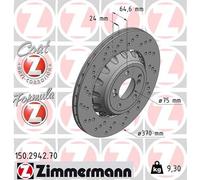 Disco freno Assale posteriore Sx per BMW 2 3 4