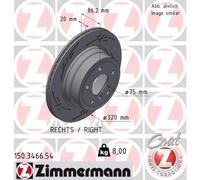 Disco freno Assale posteriore Sx per BMW 5