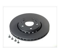 Disco freno ATE 24.0124-0222.1 anteriore, ventilato, altamente carbonizzato, 1 Pezzo
