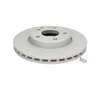 Disco freno ATE 24.0125-0200.1 anteriore, ventilato, altamente carbonizzato, 1 Pezzo