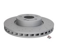 Disco freno ATE 24.0132-0100.1 anteriore, ventilato, altamente carbonizzato, 1 Pezzo