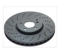 Disco freno ATE 24.0132-0136.1 anteriore, ventilato, altamente carbonizzato, 1 Pezzo