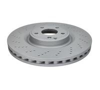 Disco freno ATE 24.0132-0180.1 anteriore, ventilato, altamente carbonizzato, 1 Pezzo