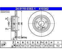 ATE Discofreno 24.0110-0382.1