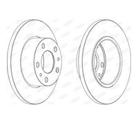 Disco freno BERAL BCR195A, 1 Pezzo