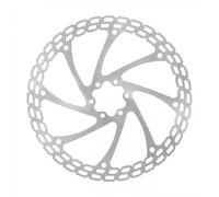 Disco Freno Bici 220mm Acciaio Inox Argento 6 Fori - Monoblocco, Resistente