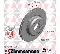 ZIMMERMANN 150.3482.20 Disco freno