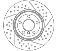 DISCO FRENO BMW Trazione DF6601S
