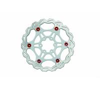 DISCO FRENO BONIN 160MM 6 FORI DR-06FA WHITE/RED