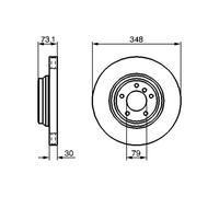 BOSCH 0 986 479 265 Disco freno