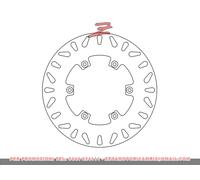disco freno brake disc Malaguti Ciak master restyling td disk New Fren DF4030