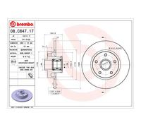 BREMBO Discofreno 08C64717