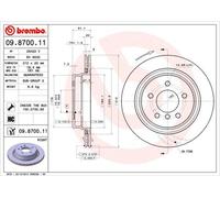 Disco freno - BREMBO 09.8700.11