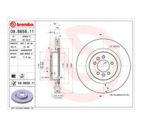 Disco freno BREMBO 09.B858.11