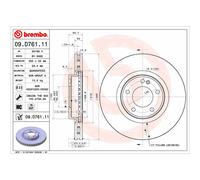 BREMBO Discofreno 09D76111