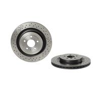 Disco freno BREMBO 09B71011 posteriore, ventilato, fessura, altamente carbonizzato, 1 pezzo