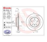 BREMBO Discofreno 09C74311