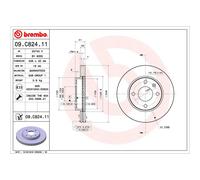 BREMBO Disco freno