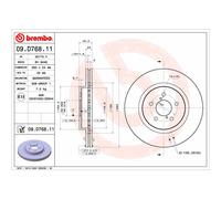 BREMBO Discofreno 09D76811
