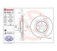 BREMBO 09.E235.11 Disco freno