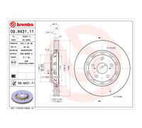 BREMBO 09.N431.11 Disco freno