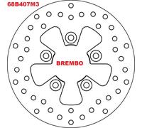 DISCO FRENO BREMBO 68B407M3 POSTERIORE PEUGEOT 150 DJANGO HERITAGE DAL 2014